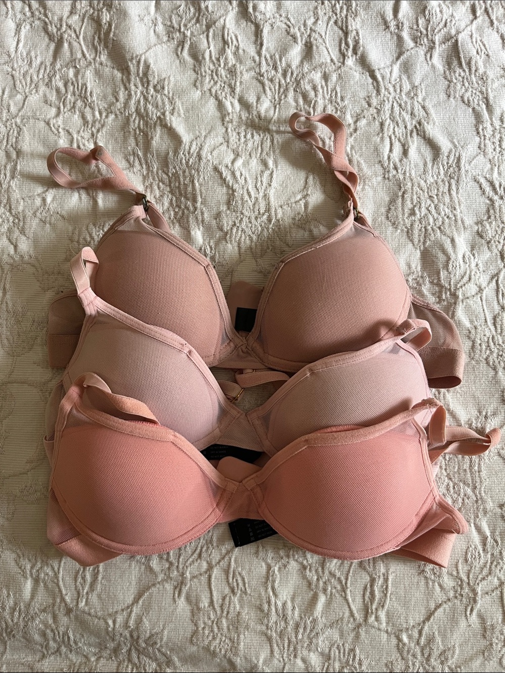 Pepper Classic All You Bra Bundle — Dusty Rose, Blush, and Nude